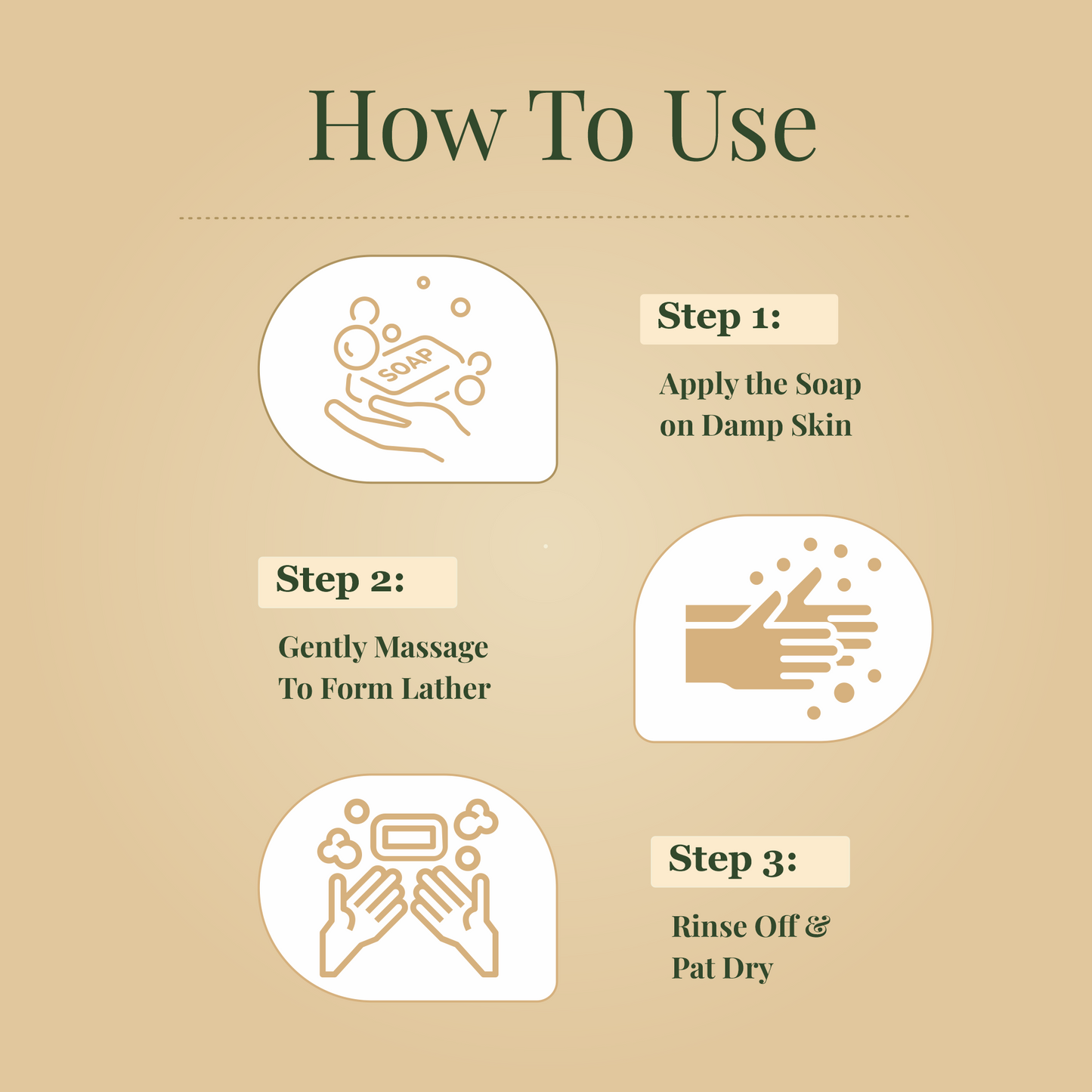 HiPura Multani Mitti Soap – Pack of 5 | Oil Control & Pore Tightening Soap with Sandalwood | Handmade Ayurvedic Soap | 100g Each